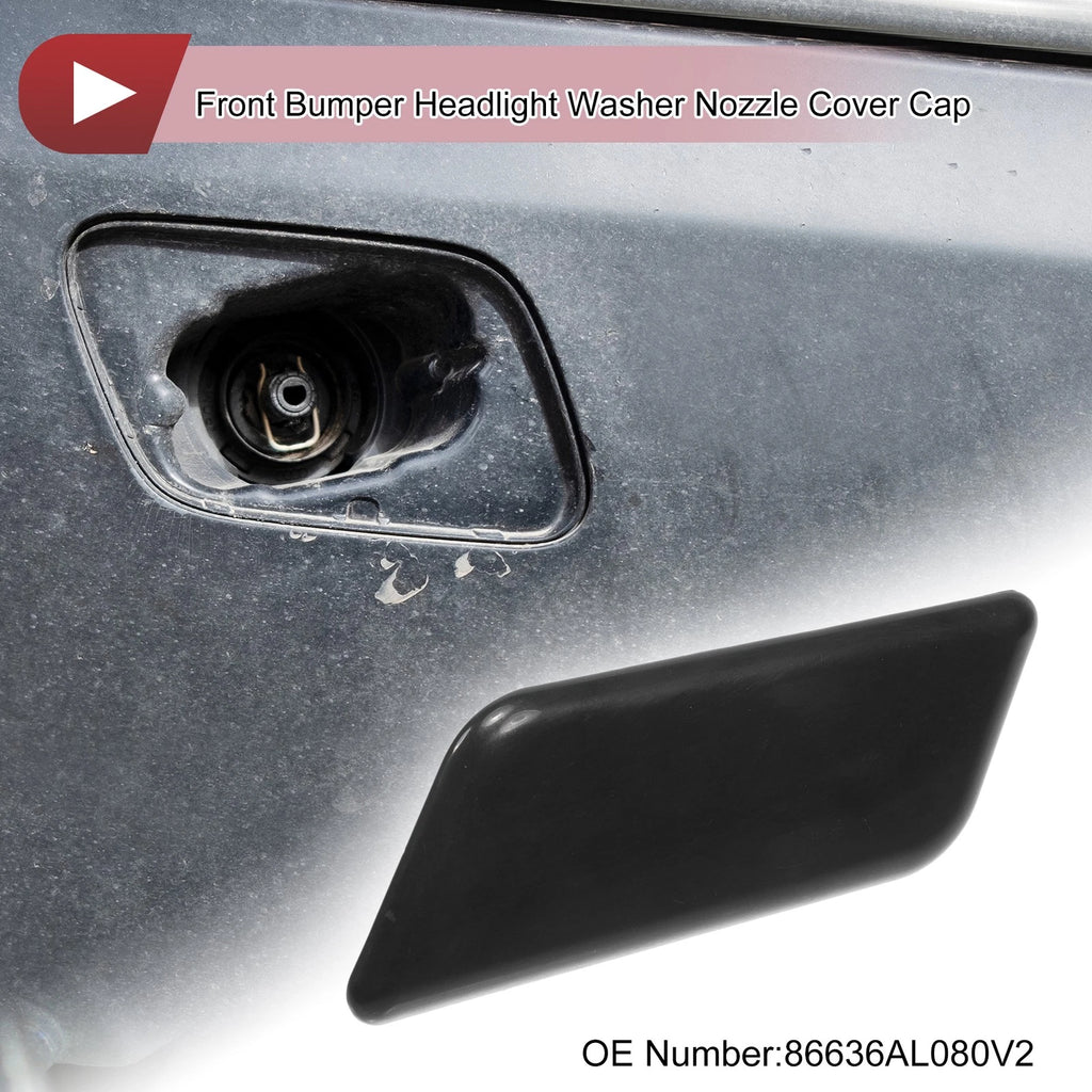 Front Left Washer Nozzle Cover Cap Unpainted for Subaru Outback (2015–2017)