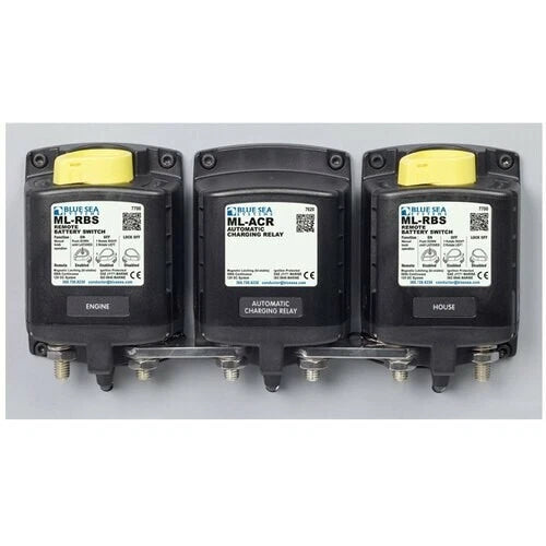 Blue Sea Auto Charging Relay w/ Manual Control for (7622)