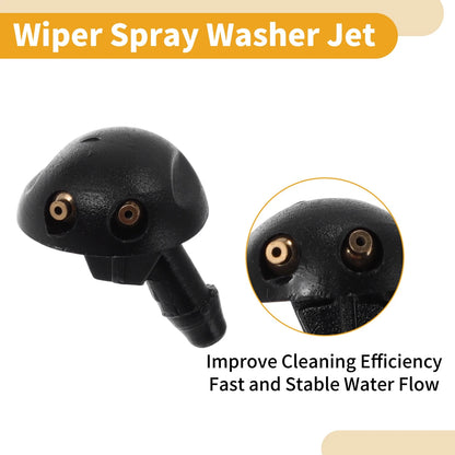 2Pcs Front Windshield Washer Nozzle for Renault Megane I (1996–2003) No.7700846456