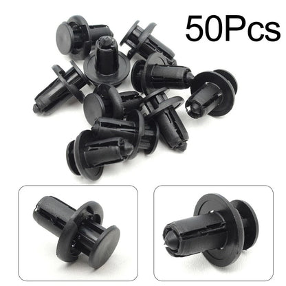 50pcs Retainer Clips Bumper for Honda (2016–2021) 91503SZ3003 Black