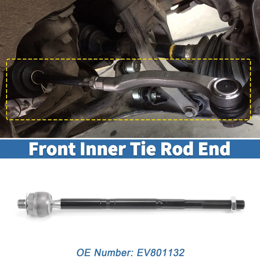 2pcs Front Inner Tie Rod End Links Replacement for Dodge Dart Chrysler 200 (2013–2016)