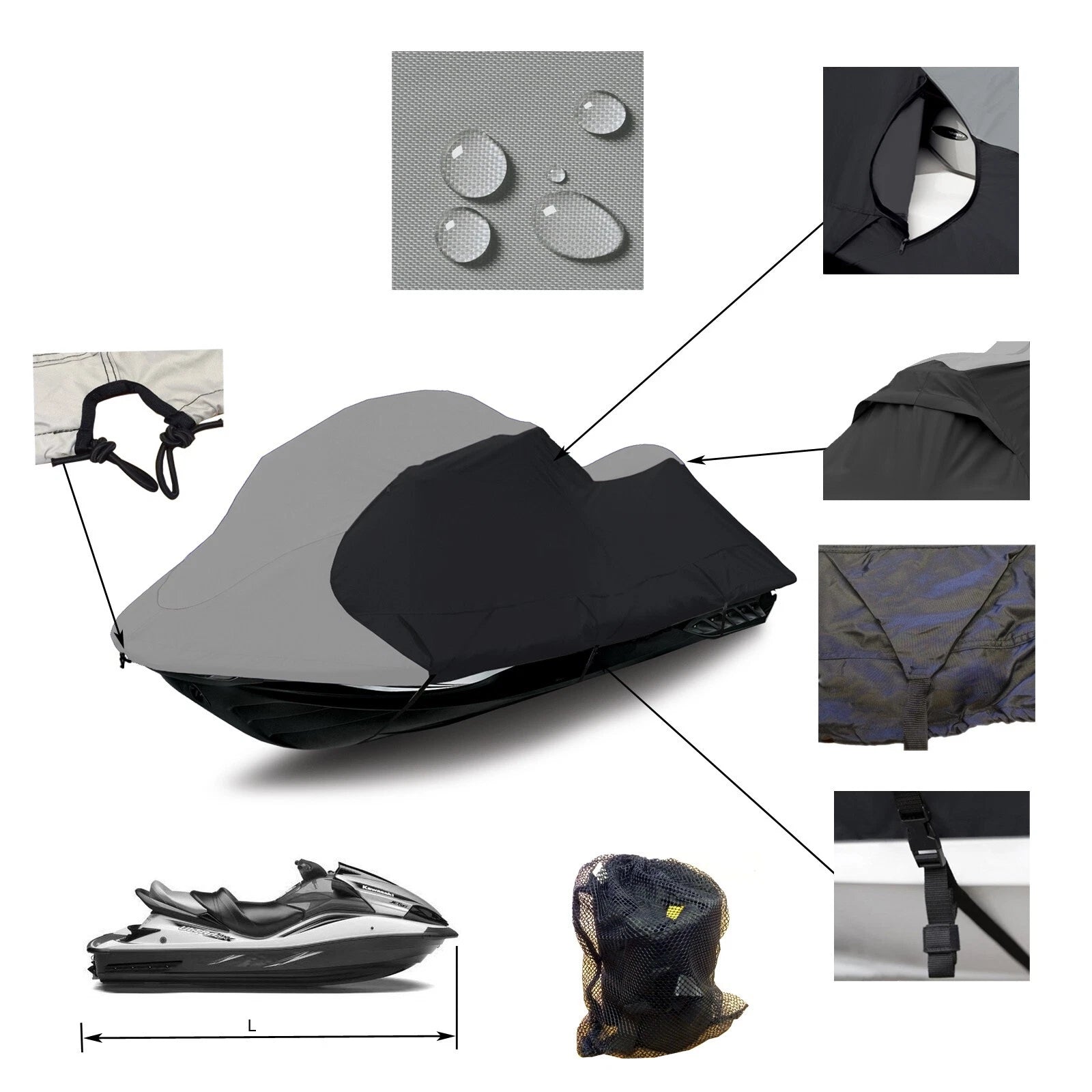Storage Cover for Seadoo GTi GT GTS (1997–2006)