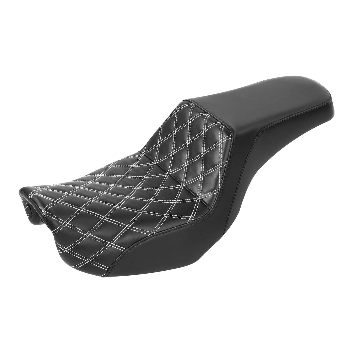 Driver Passenger Seat for Harley Dyna Fat Bob Street Bob (2006–2017) Black