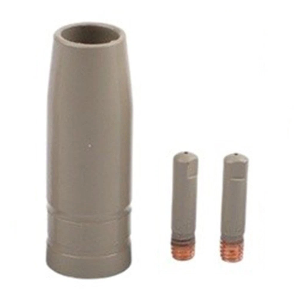 3X Mig Tips and Nozzle for 15AK Torch (Compatible)