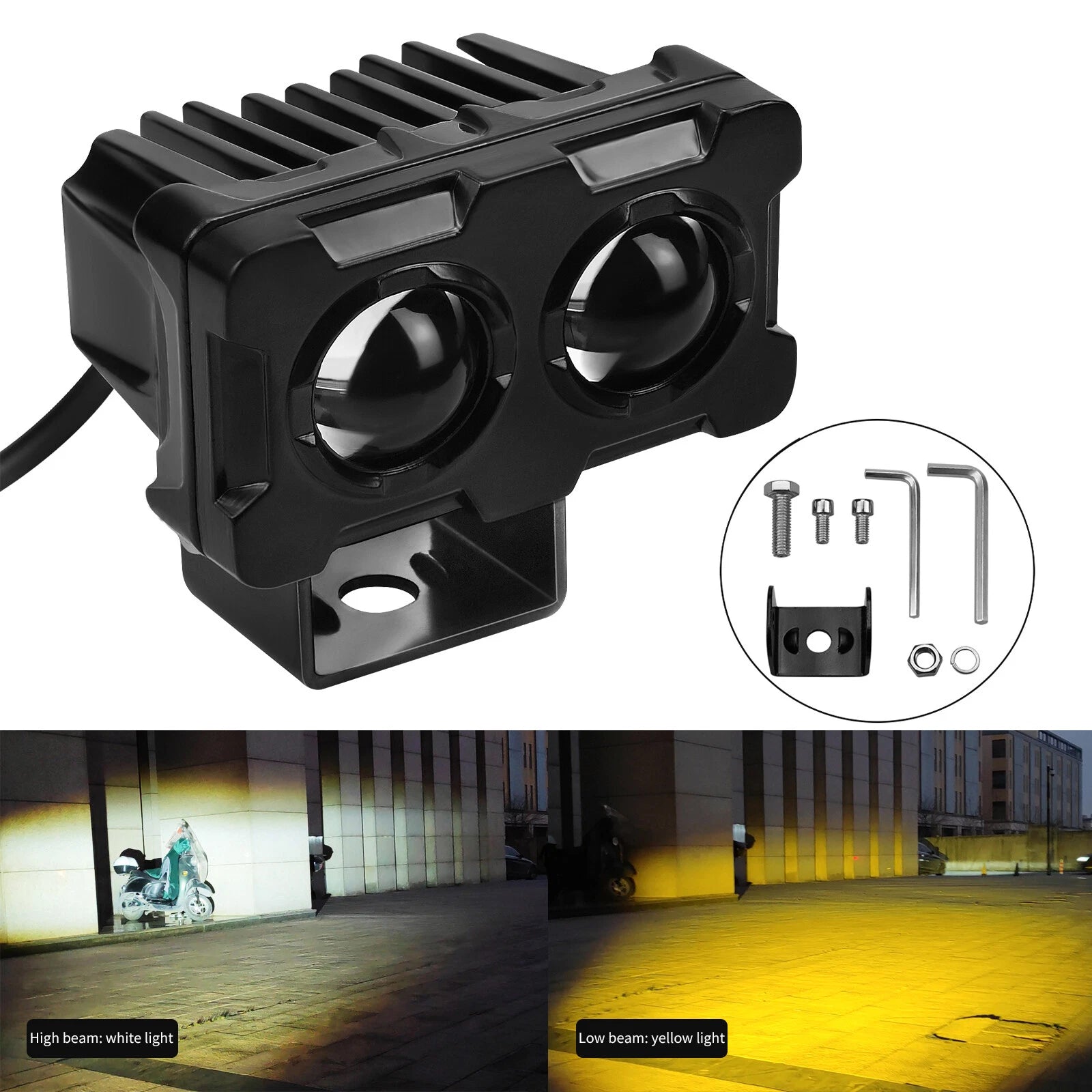 30W LED Worklight for Motorcycle Spotlight (Waterproof)
