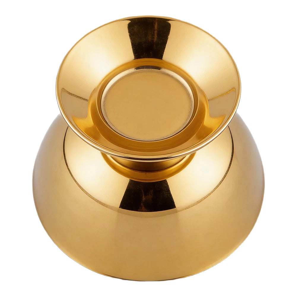 Stylish 304 Stainless Steel Ice Cream Glass for Pudding Dessert and Drinks