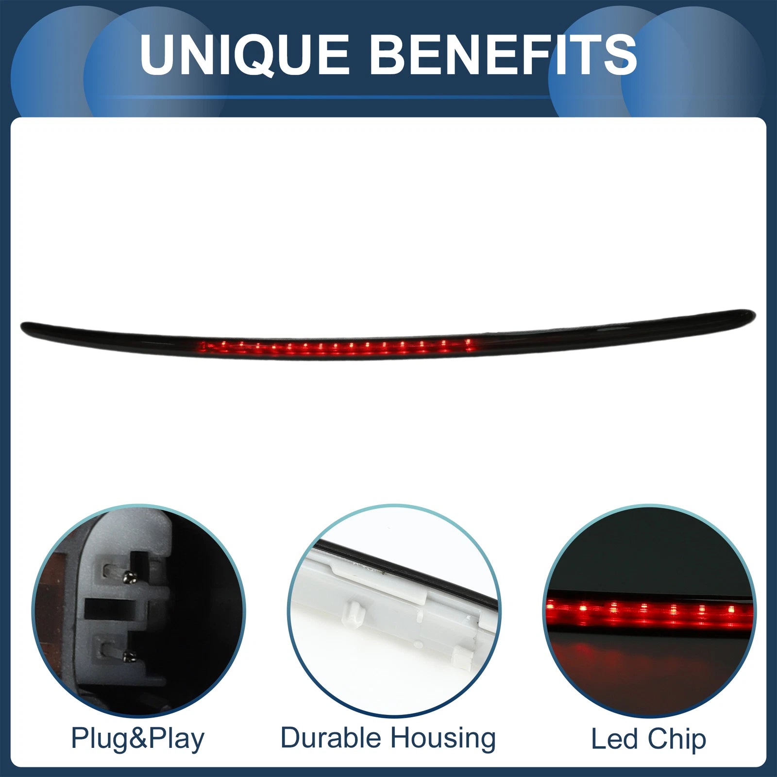 LED Third Brake Light for Mini Cooper (2008–2013) Black Housing