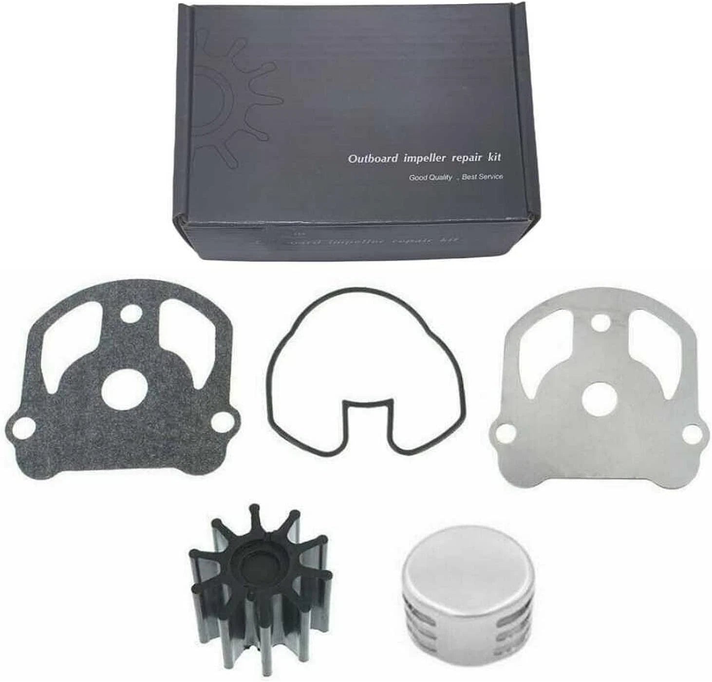 Water Pump Impeller Kit for OMC Cobra Sterndrive (1986–1992) 984461 777128 983895