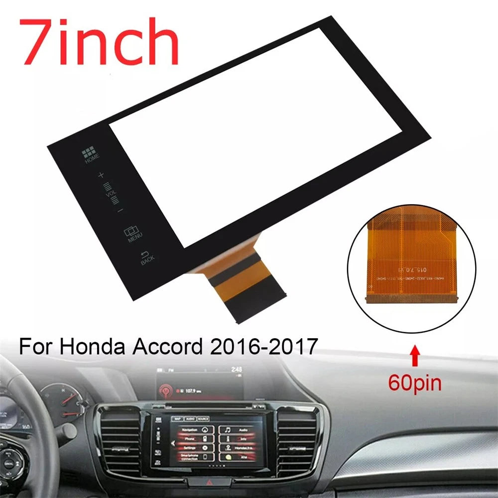 7" Touch Screen Digitizer Radio Navigation Display for Honda Accord (2016–2017)