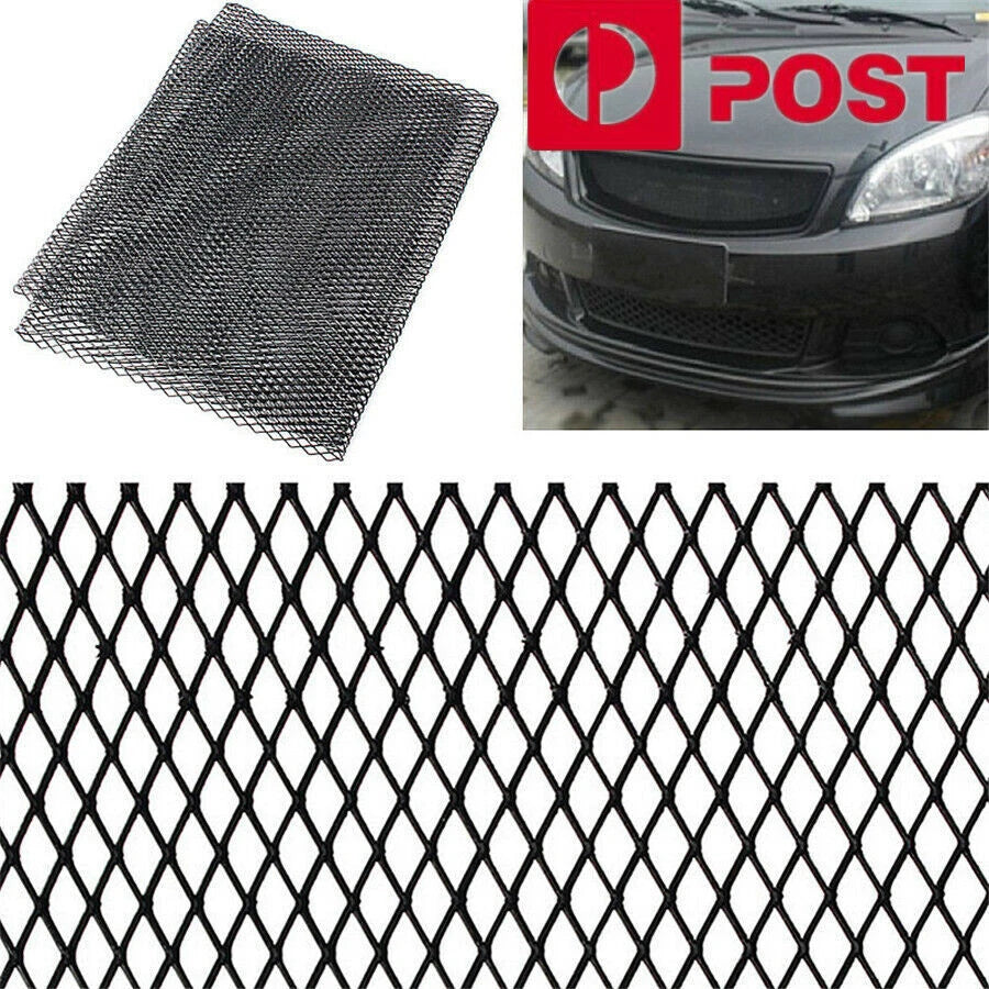 Universal Black Mesh Grille Net for Car SUV (40'' x 13'')