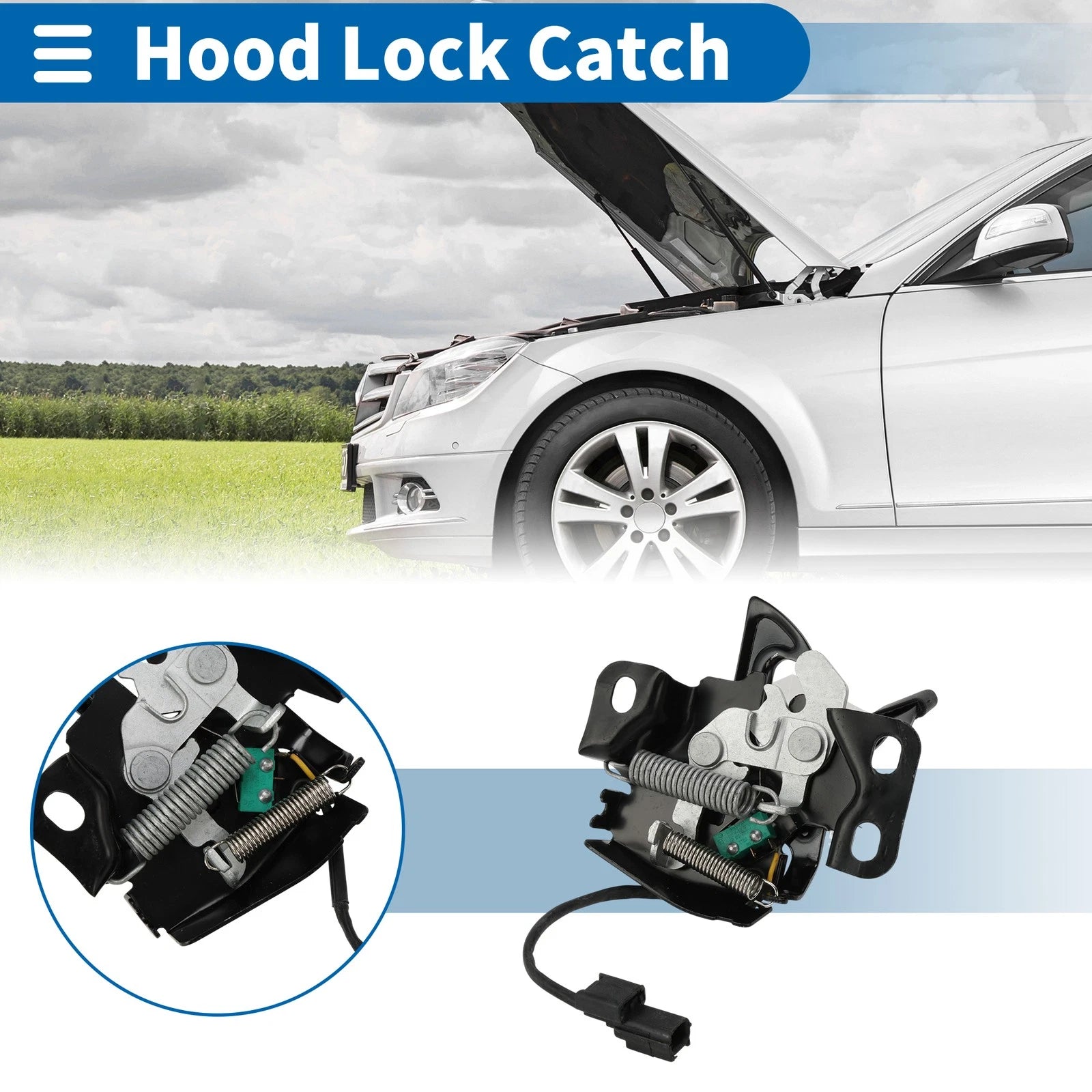 Hood Latch Assembly Replacement for Honda Odyssey (2009–2014)