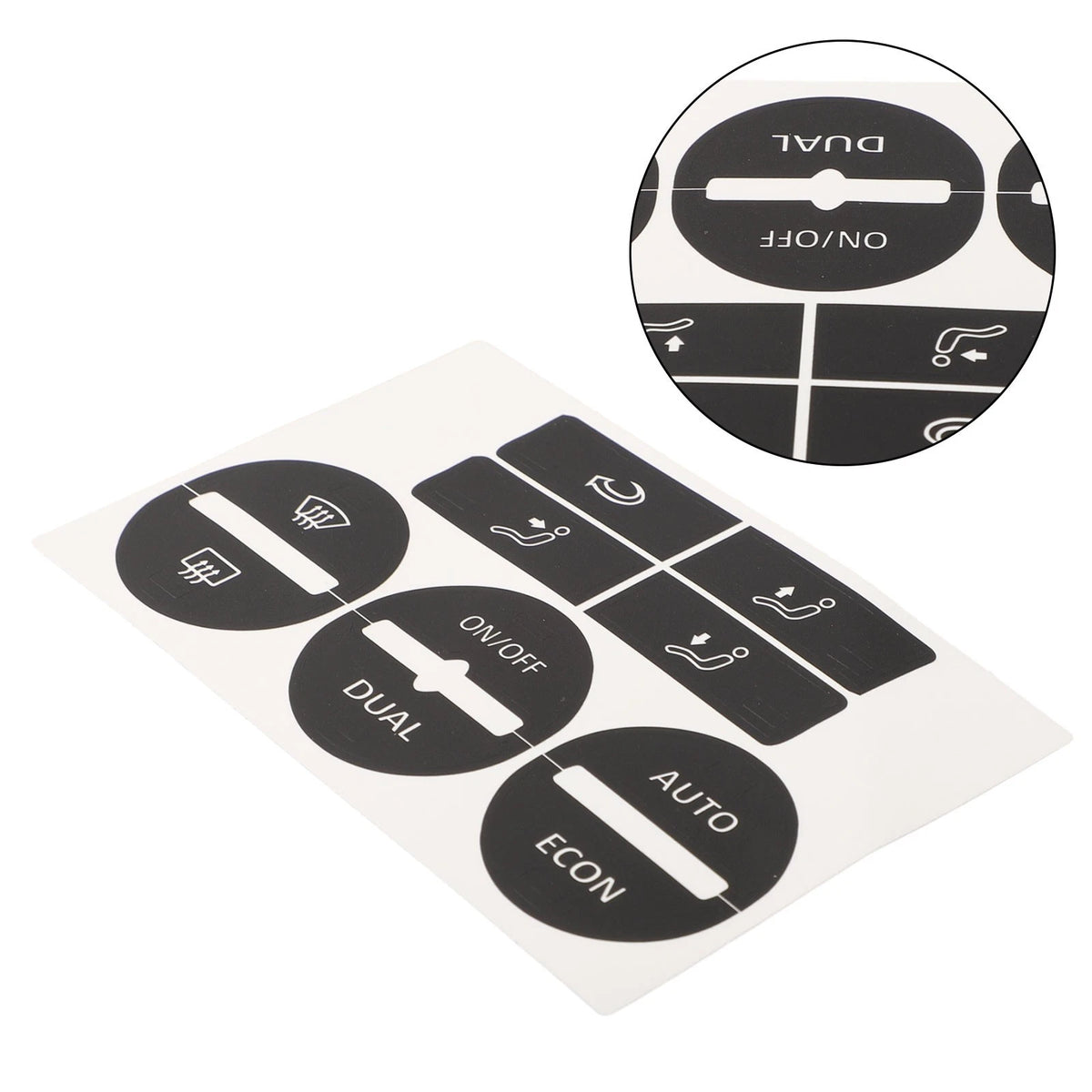 AC Button Repair Kit Decals for Volkswagen Passat (2005–2010)