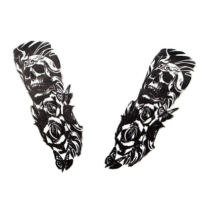 Front Fork Skull Sticker Medallion for Harley Yamaha