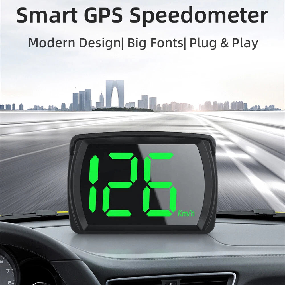 Universal Car Dashboard GPS HUD Digital Speedometer Head Up Display