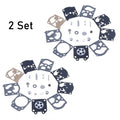Set of 2 Carburetor Gasket Rebuild Kit for Walbro K24-WAT WT866 WT924 WT-973 WT773