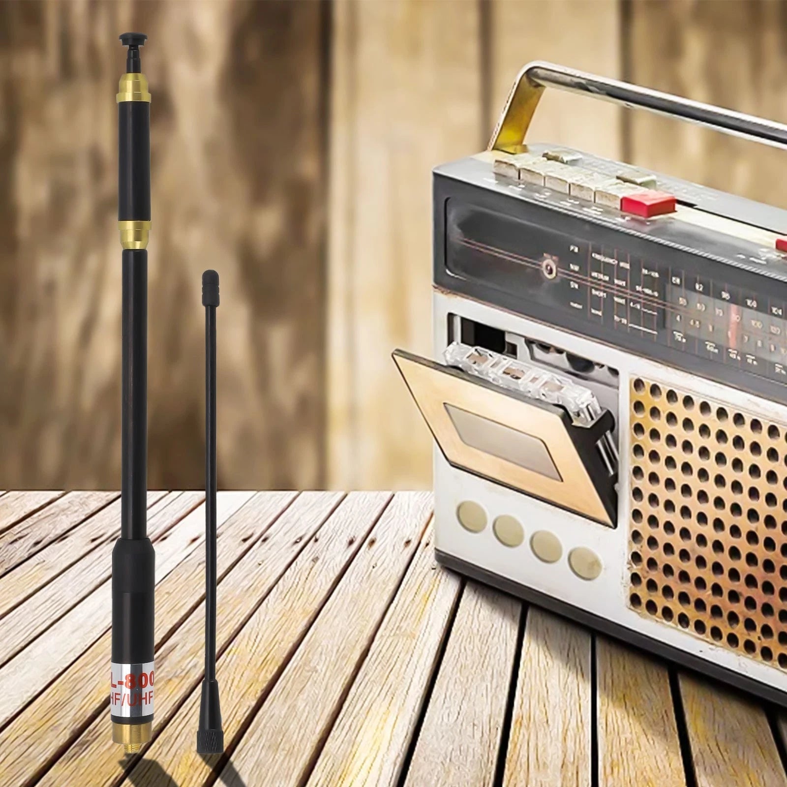 Dual B Expandable Antenna for Two Way Radios
