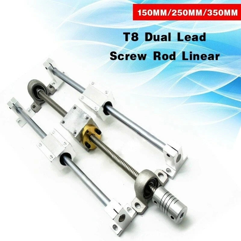 Linear Guide Replacement Shafts Pillars Set 42x32x11mm