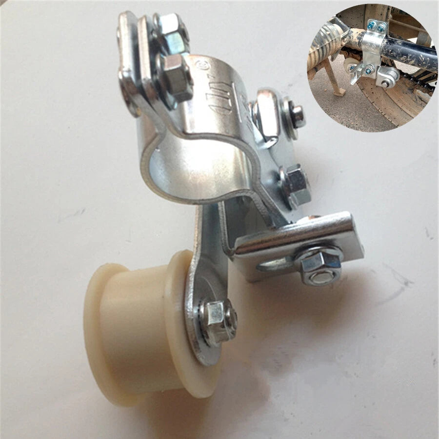 Steel Motorcycle Chain Tensioner Spring Pulley Guide for 420/428/520 Chain