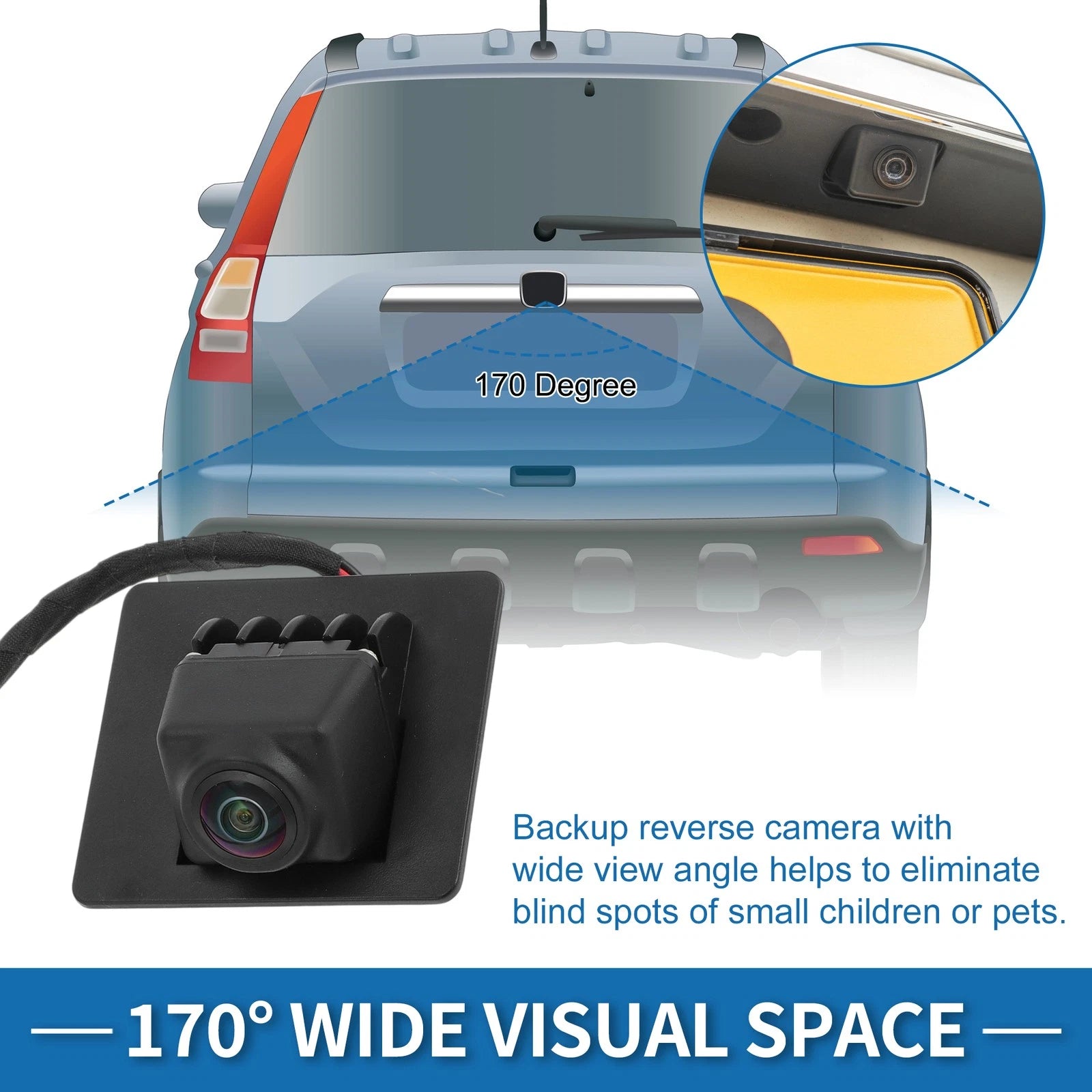 Rear View Park Assist Backup Camera for Chevrolet Malibu (2016–2022)
