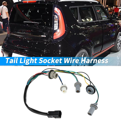 LH/RH Taillight Bulb Socket Wiring Harness for Kia Soul (2014–2019) No. 92450B2000