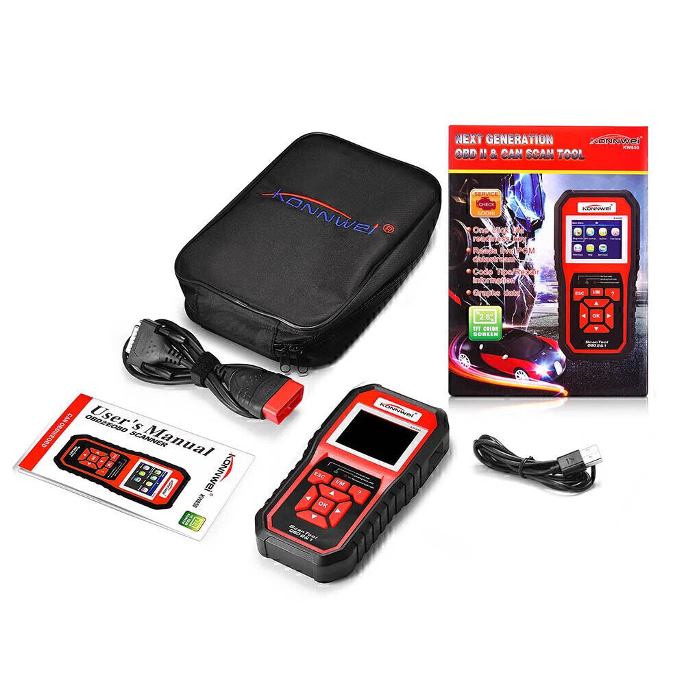 OBD2 Fault Code Reader Diagnostic Tool KW850 for Universal Use