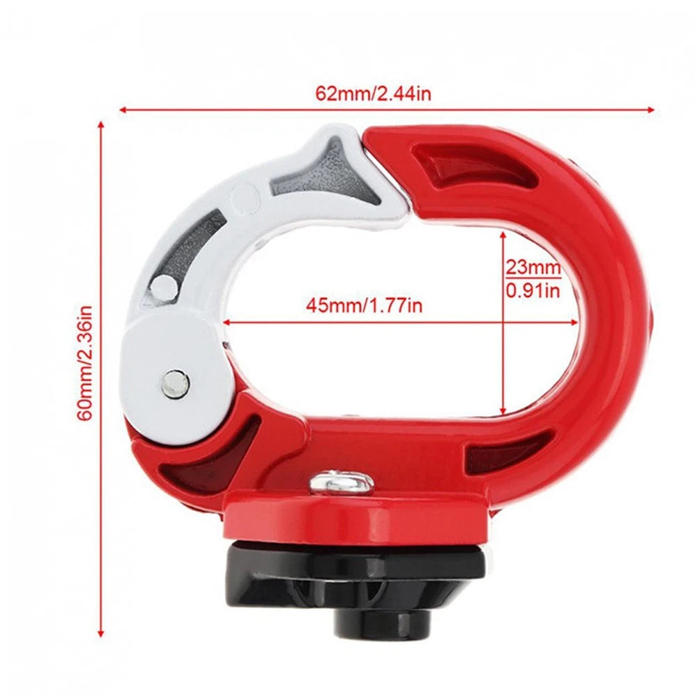 Aluminum Helmet Hanger Hook for Motorcycles (Rust Resistant)