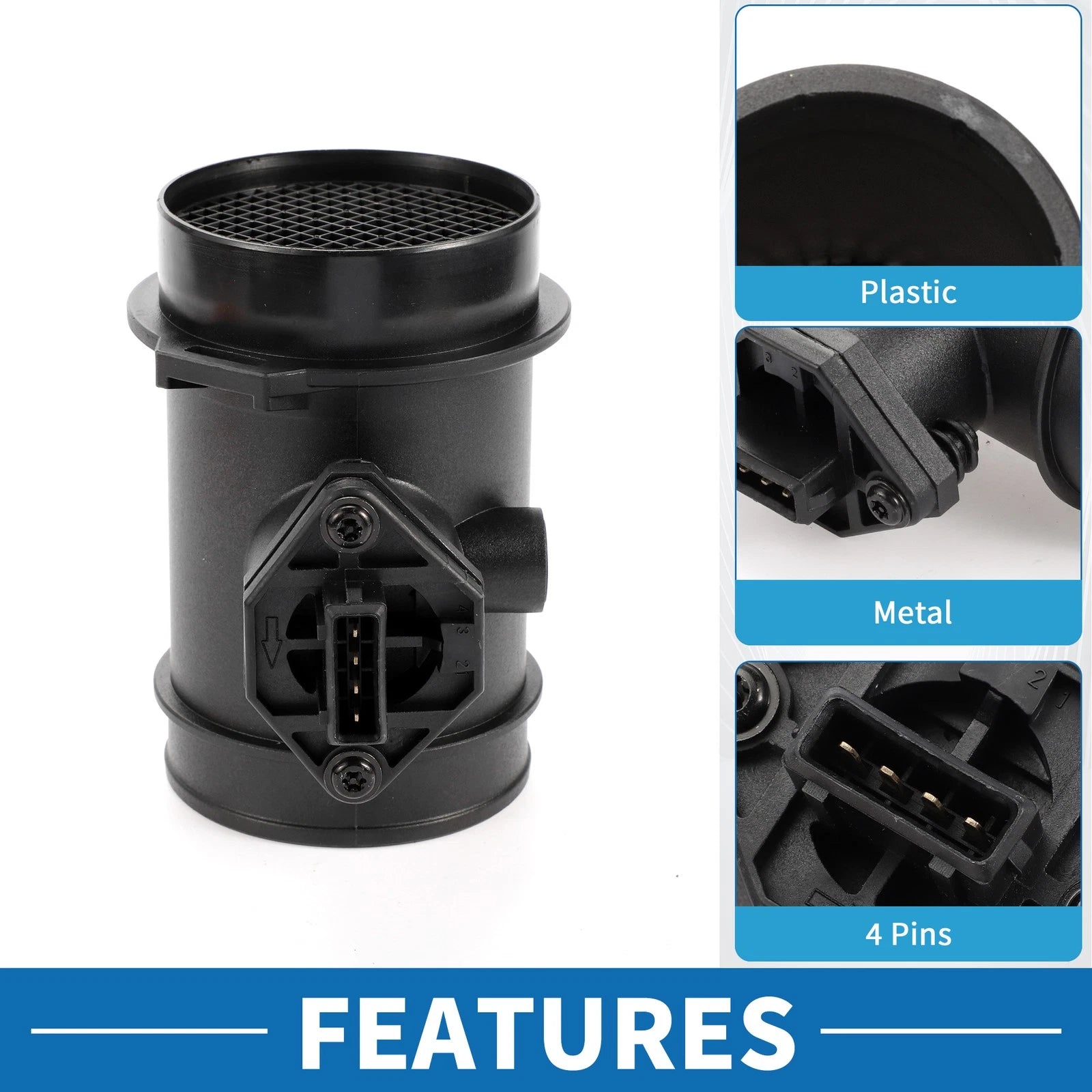 Mass Air Flow Sensor Assembly Replacement for Volkswagen EuroVan V6 (1992–2003)