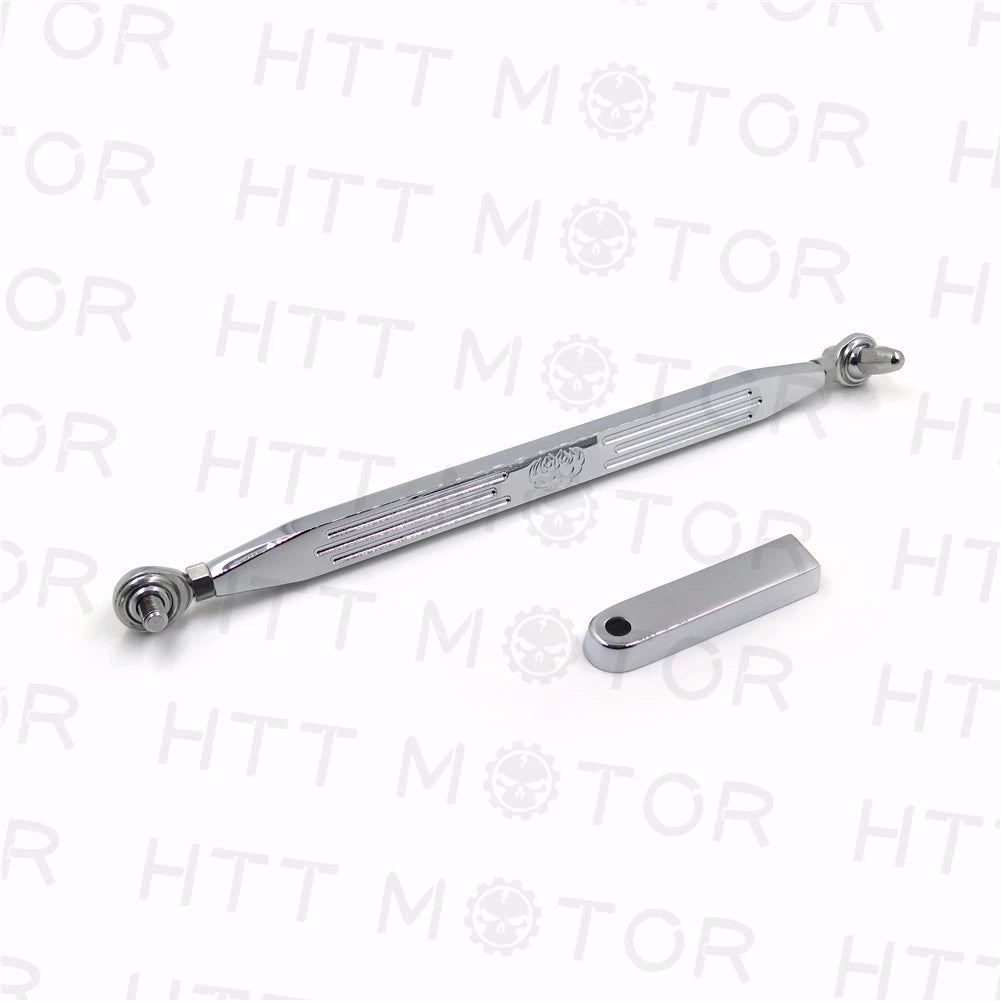 Custom Chrome Edge Cut Gear Shift Linkage for Harley Softail (2018–2023)