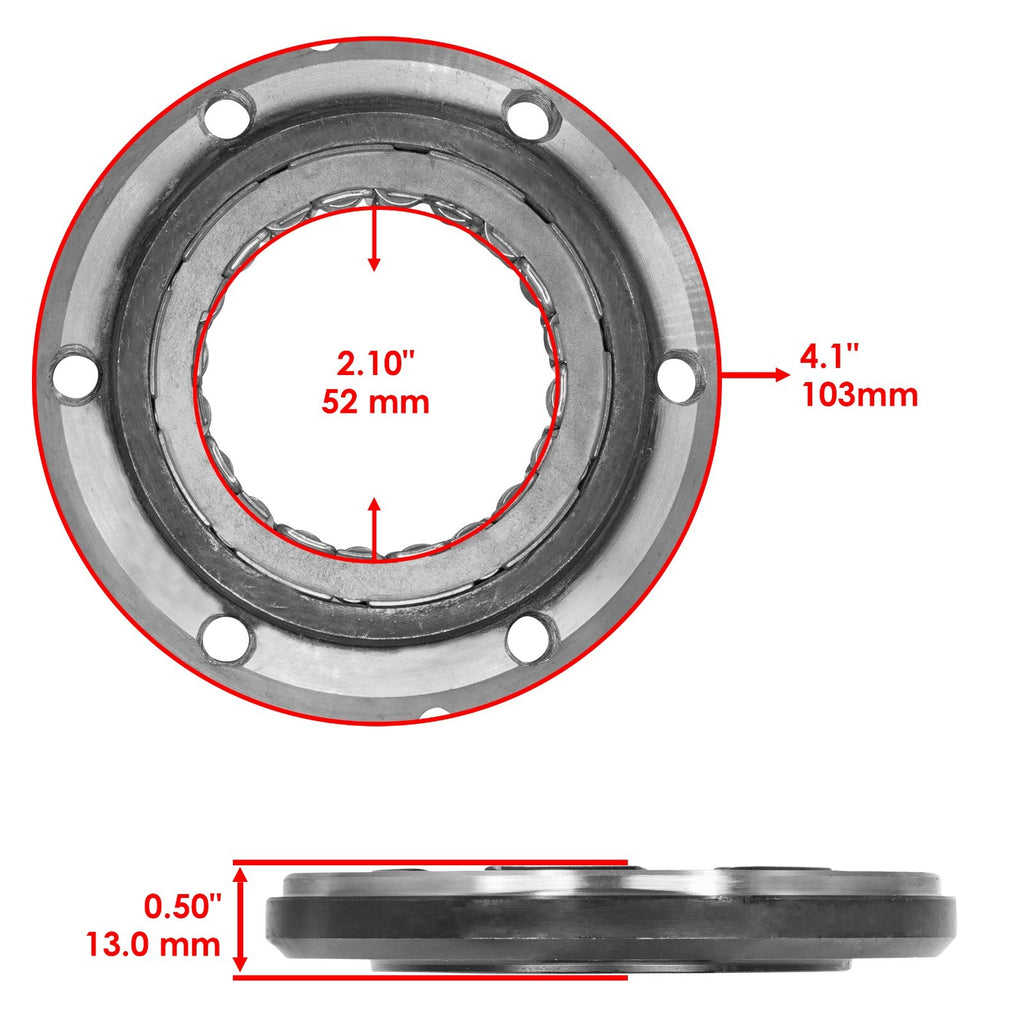 Starter Clutch One Way Bearing Sprag Replacement for Honda TRX400X (2009–2014)
