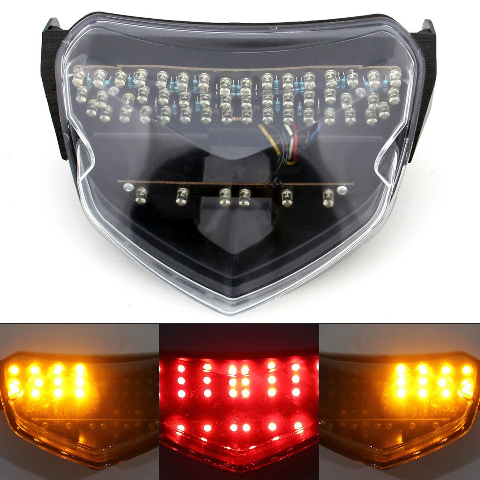 Integrated LED TailLight Turn Signals for Suzuki GSXR 600/750 (2004–2005) T9