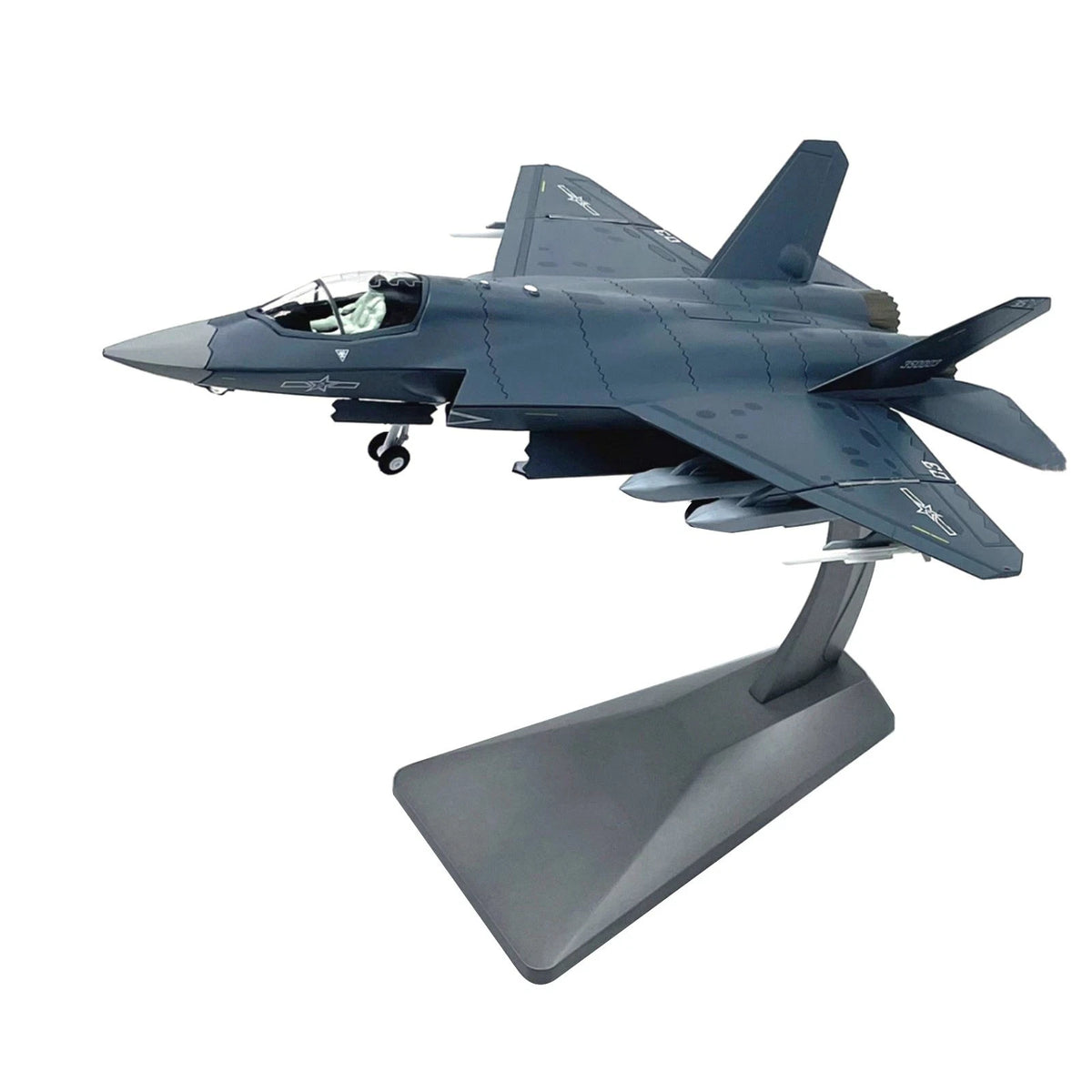 1/72 Scale Diecast Alloy J-35 Fighter Aircraft Model with Stand