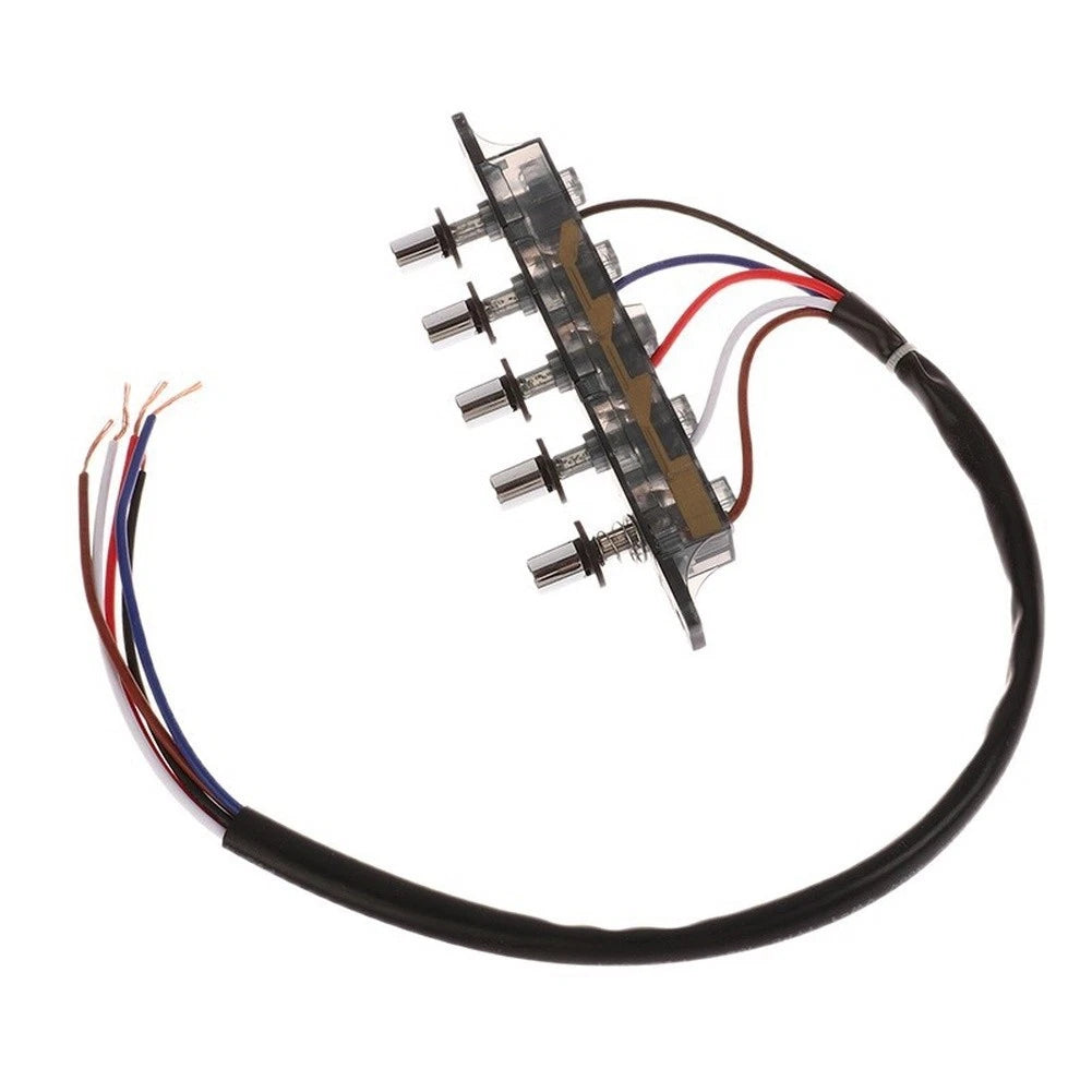 5 Position Mechanical Push Button Switch for Range Hoods