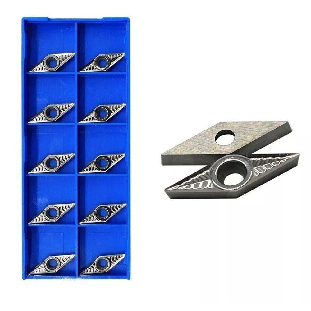 10PCS VCGT110304AK Carbide Inserts for CNC Turning Machines