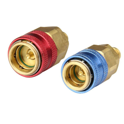 A/C R134A Quick Coupler Adapter for Car Auto Air Conditioning