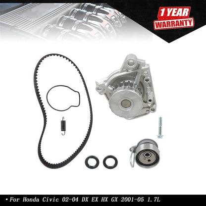 Timing Belt Water Pump Kit for Honda Civic DX EX HX GX VTEC (2001–2005)