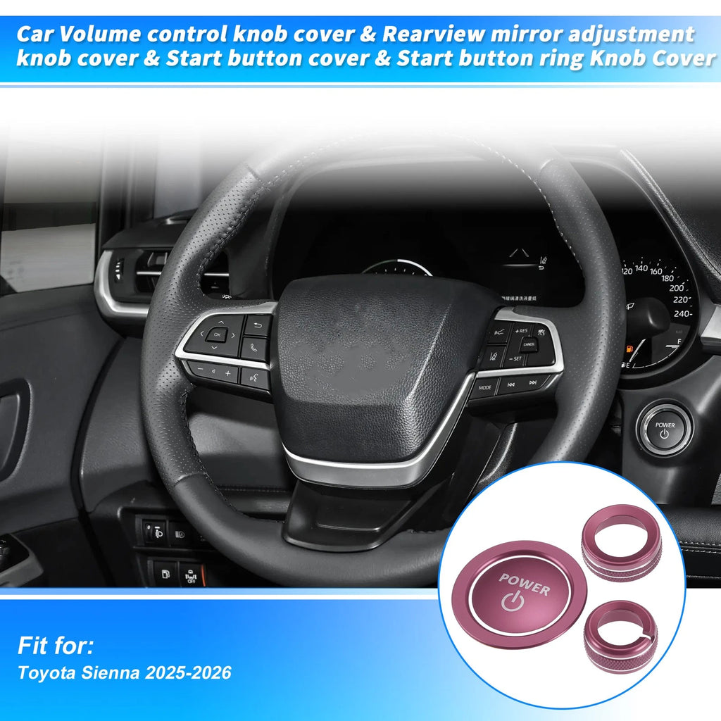 Volume Knob Cover Trim Ring for