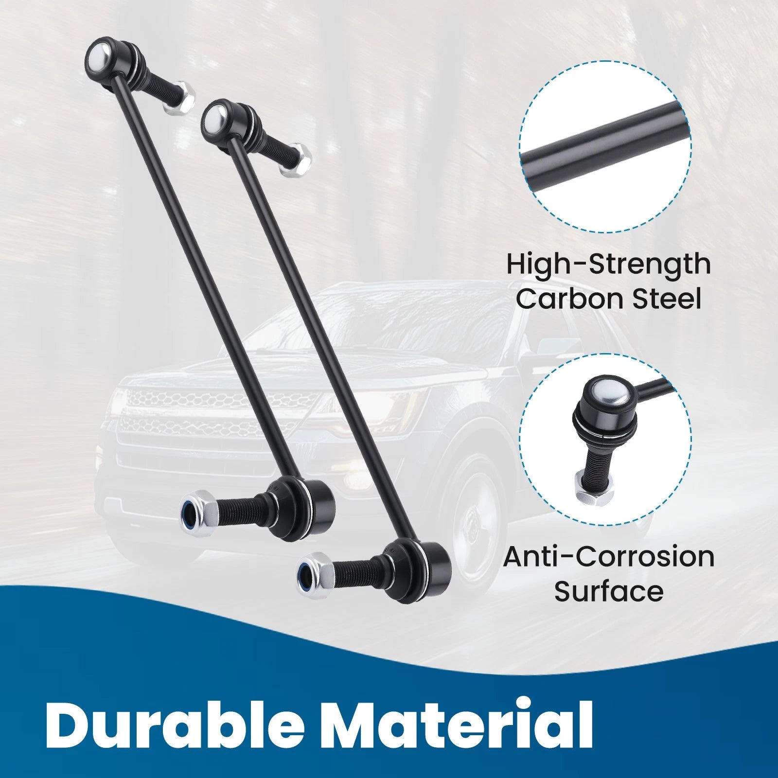 2PC Front Stabilizer Sway Bar Links for Ford Explorer (2011–2018) BB5Z5K484A