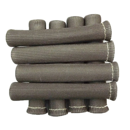 Set of 8 Gray Plug Wire Boots Heat Shield Protector Sleeve for SBC BBC 350