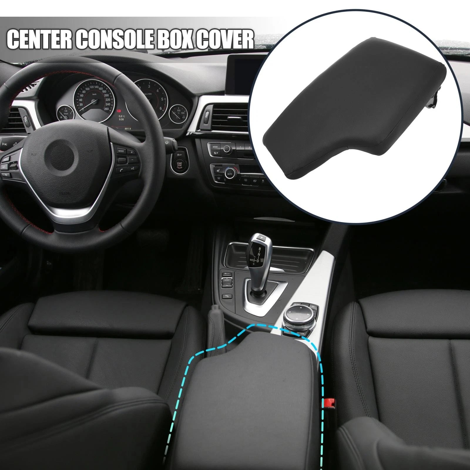 Car Center Console Armrest Panel Replacement for BMW 328i (2012–2016)