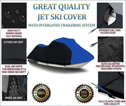 Trailerable Cover for Sea Doo Bombardier XP 800 (1995) - Part #5856