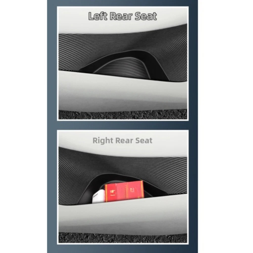 Car Door Organizer Box for BYD For Song EV 2025 ABS Waterproof 19x12x38cm Black
