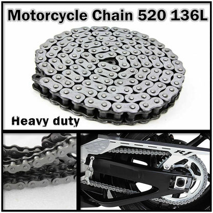 KMC 520 Chain + Joint Link for Kawasaki ER6N (2006–2013)