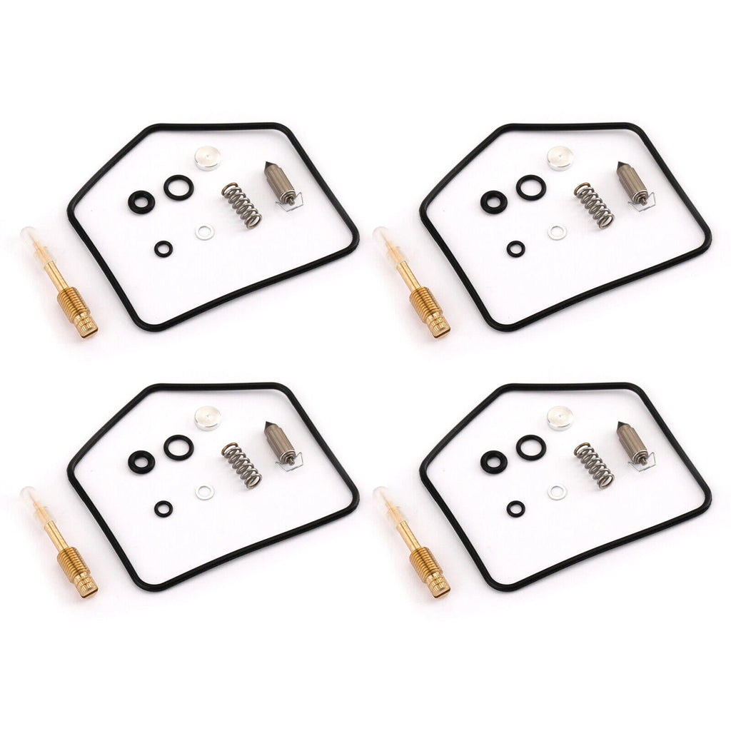 Set of 4 Carburetor Rebuild Kits for Kawasaki KZ440 A B D LTD ZN700A KZ750 H T9