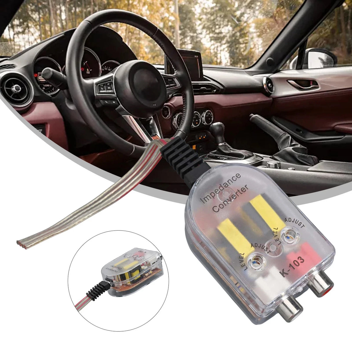Compact and Efficient 12V Car High to Low Impedance Line Converter