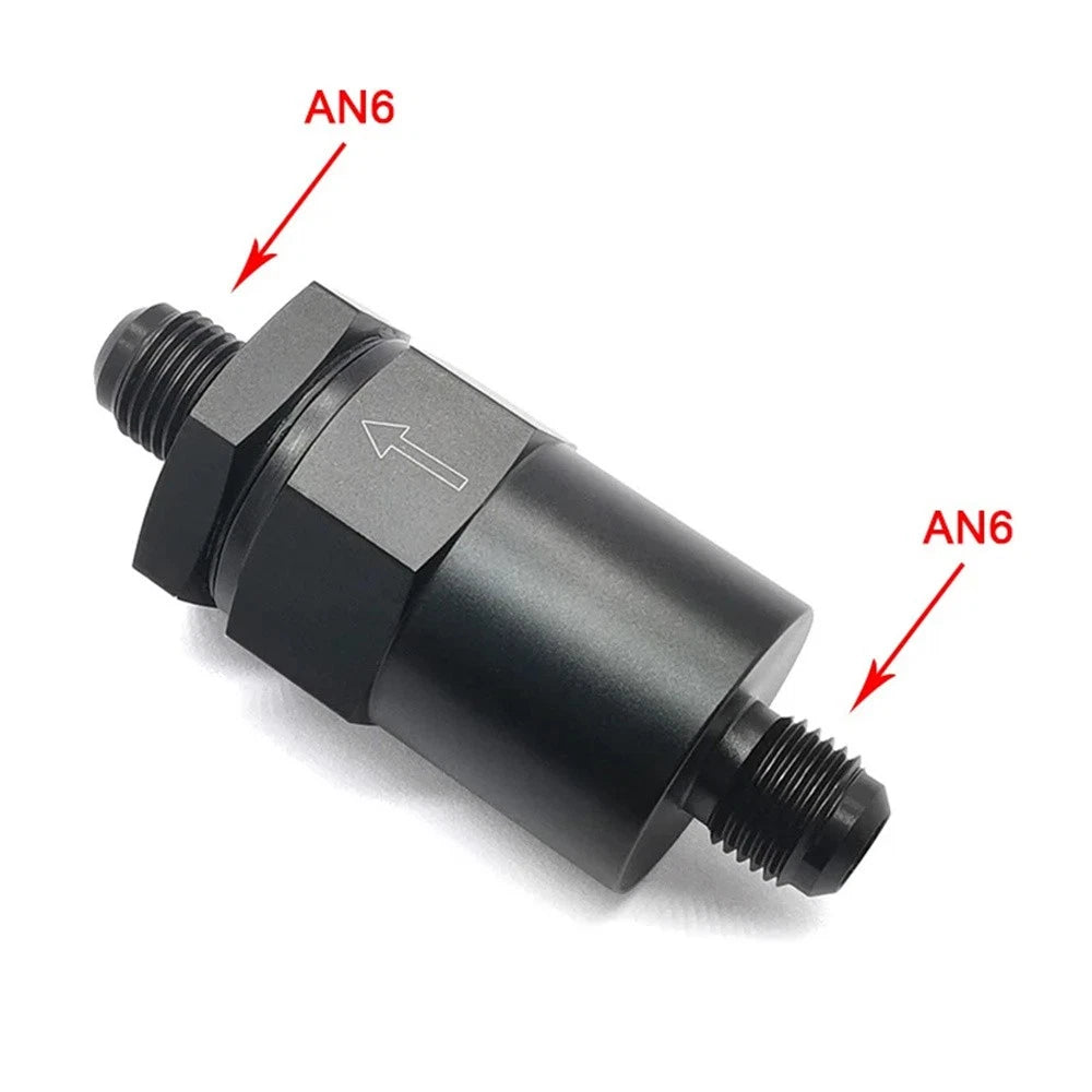 30 Micron Inline Fuel Filter 6AN for Universal Applications