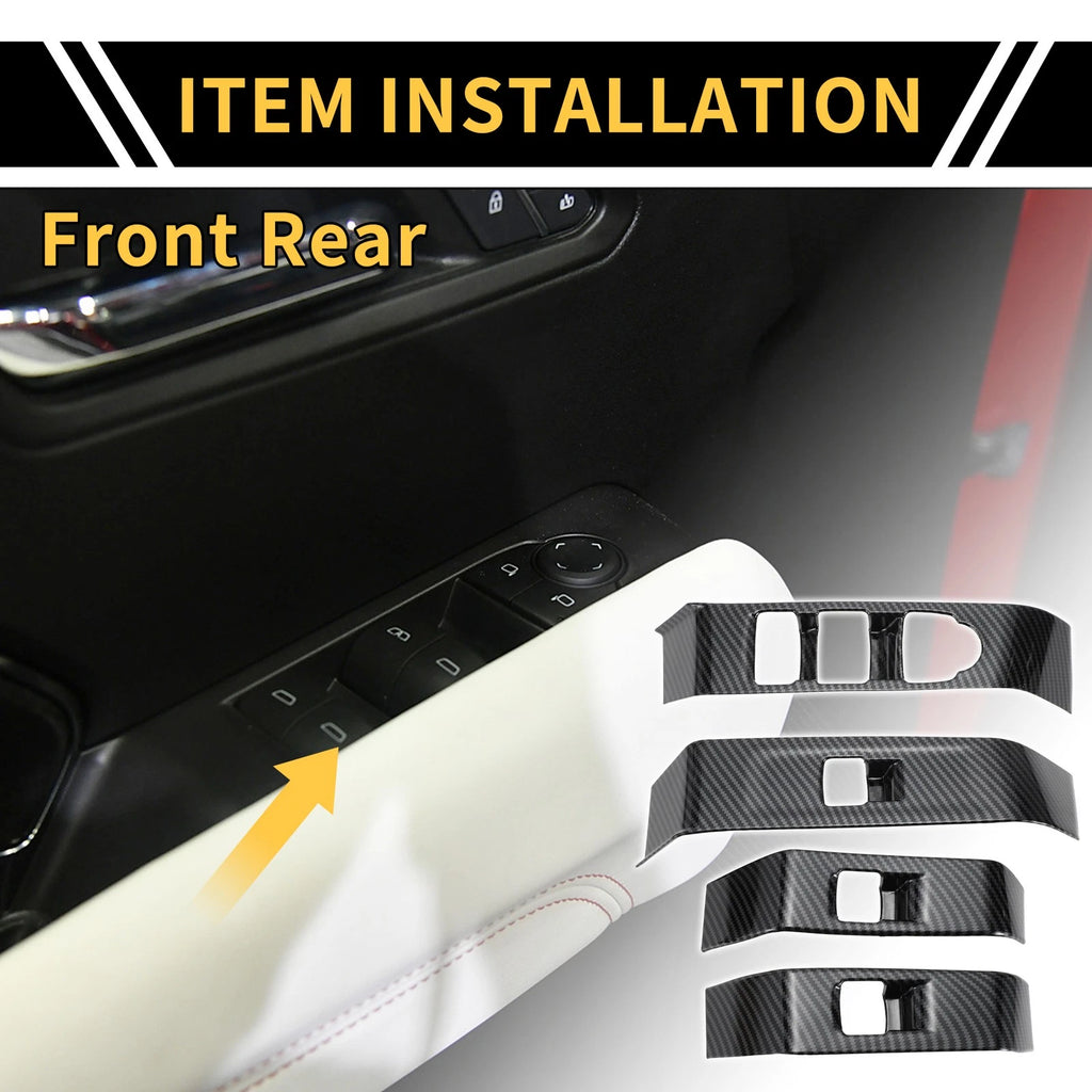 Door Window Switch Cover Replacement for Chevy Colorado 2023-2024