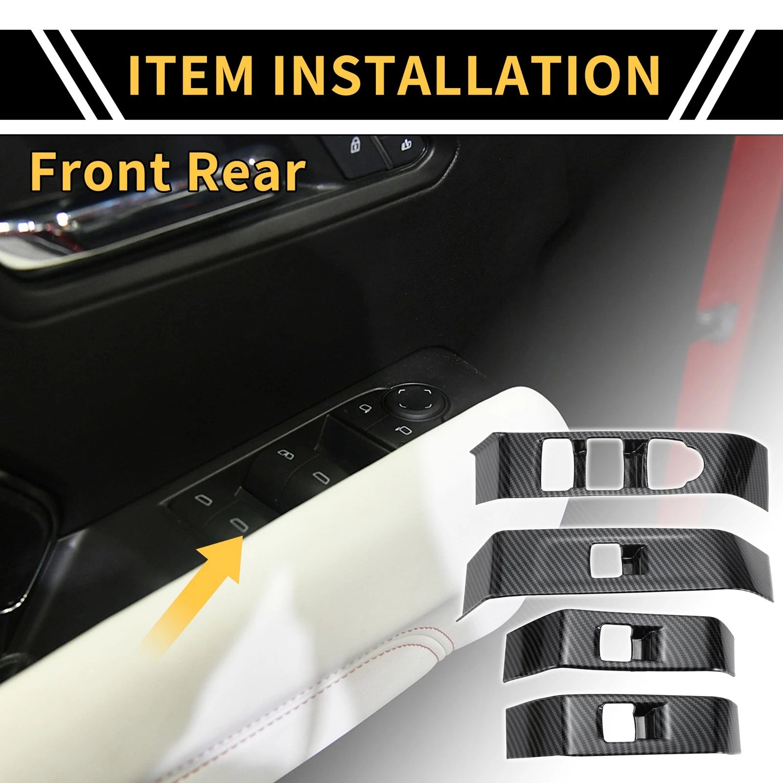 Door Window Switch Cover Replacement for Chevy Colorado 2023-2024
