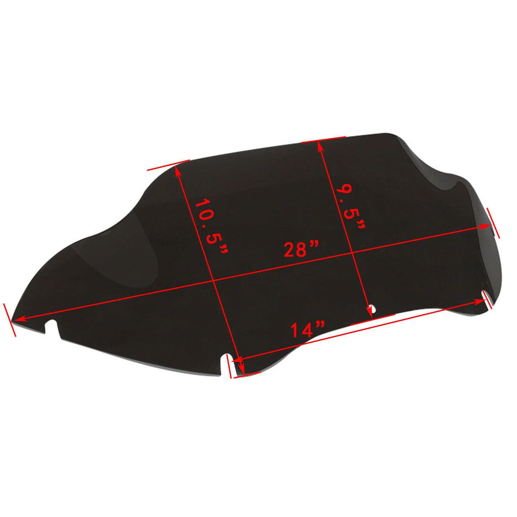 9.5" Windshield Windscreen for Harley Touring Road Glide (1989–2013)