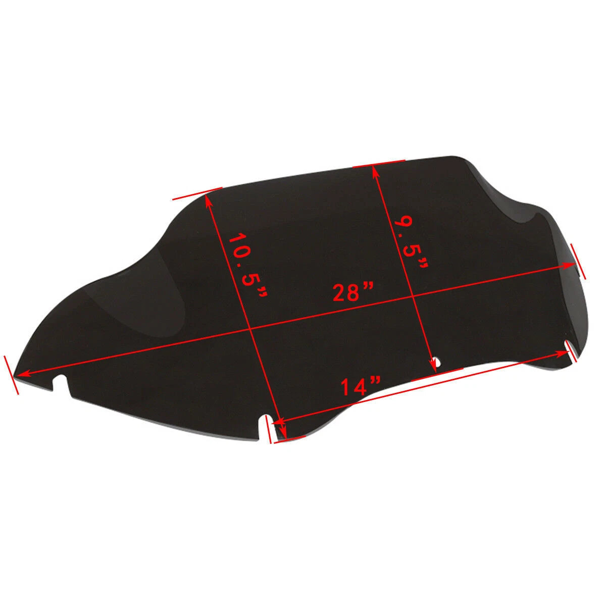 9.5" Windshield Windscreen for Harley Touring Road Glide (1989–2013)