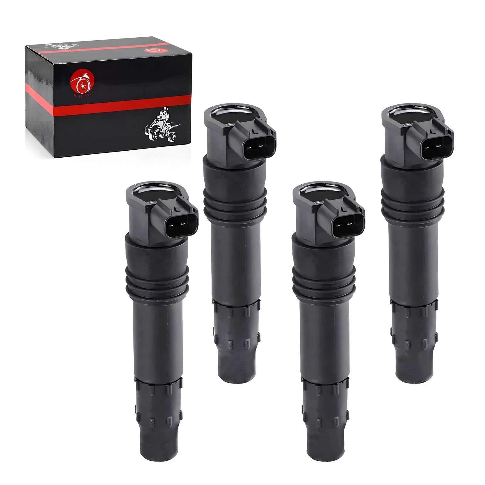 Set of 4 Ignition Coils for Suzuki Katana GSX650F Bandit GSF1250 Burgman AN650